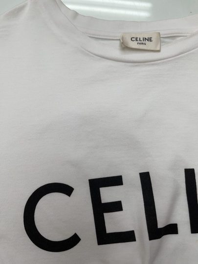 CELINE　Ｔシャツ　染み抜き後