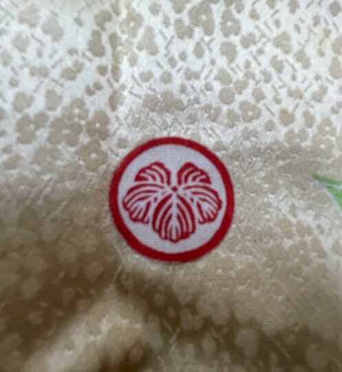 女児着物　切り付け紋