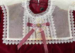 子供用ワンピースのシミ　染み抜き前