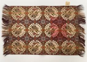 龍村美術織物テーブルセンター 色移りのシミ染み抜き前